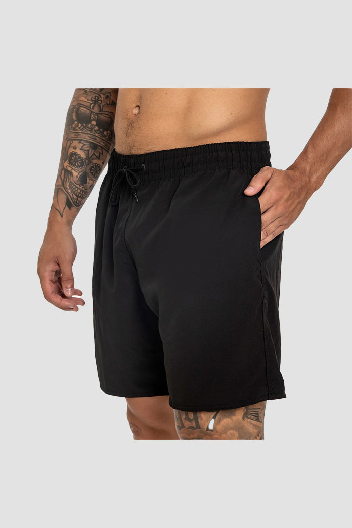 Short Masculino Moda Praia Tactel Secagem Rápida Liso com Bolsos – Onfight