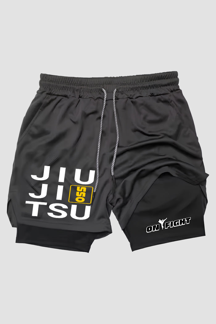 Short de compressão 2 em 1 jiu-jitsu Oss Vertical Jiu-Jitsu