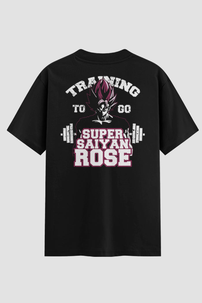 Camiseta Oversized Super Saiyan Rose Onfight