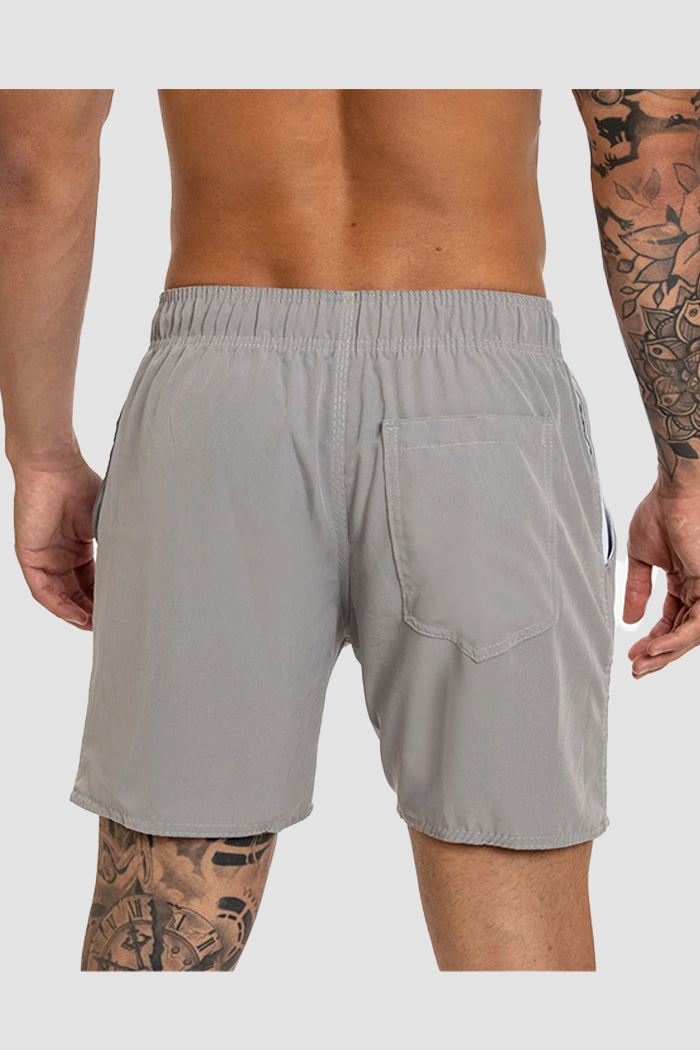Short Masculino Moda Praia Tactel Secagem Rápida Liso com Bolsos – Onfight