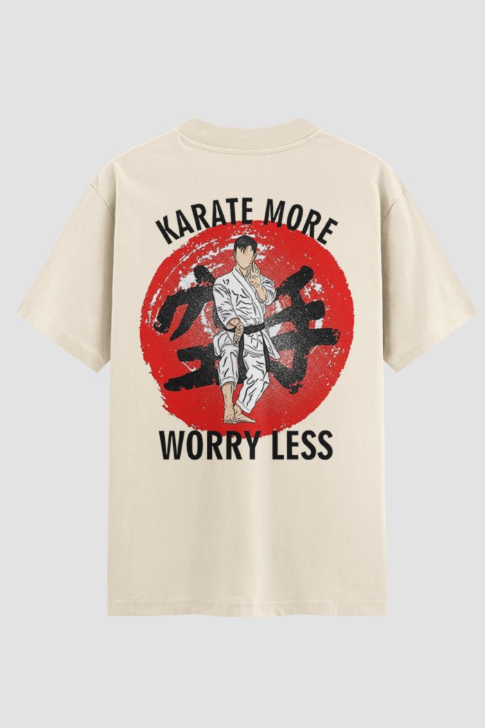 Camiseta Karate More Worry Less - lojaonfight