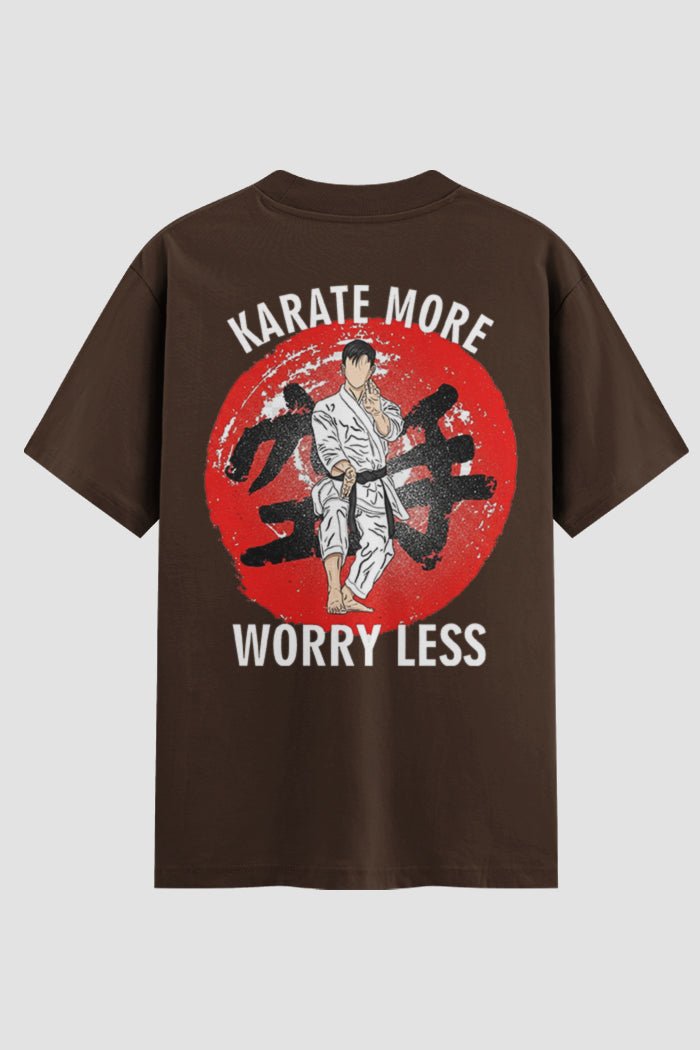 Camiseta Karate More Worry Less - lojaonfight
