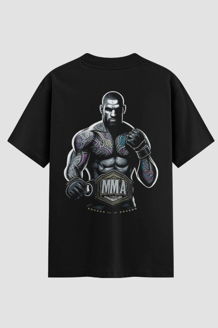 Camiseta Oversized MMA Champion Belt – Onfight - lojaonfight
