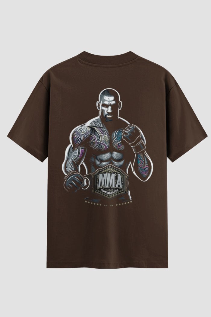 Camiseta Oversized MMA Champion Belt – Onfight - lojaonfight