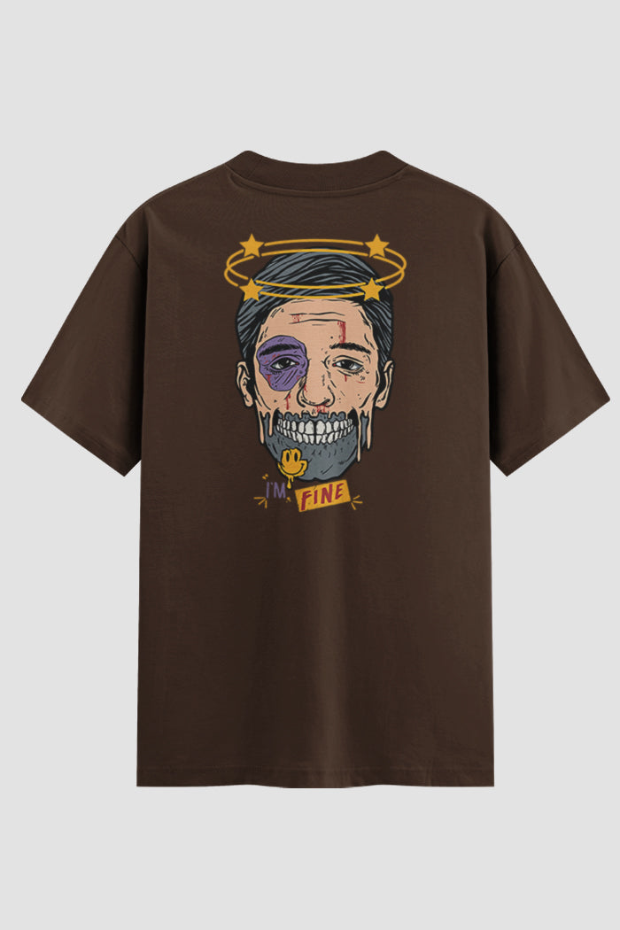 Camiseta Oversized I’m Fine Onfight