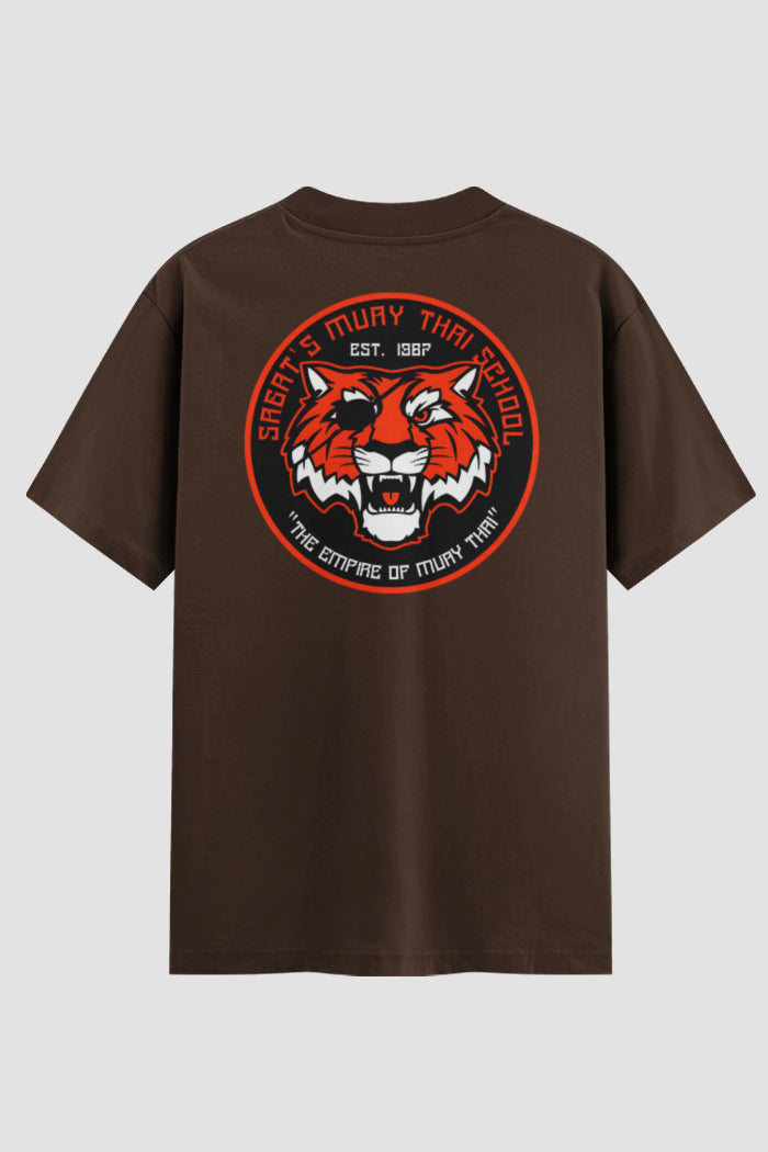 Camiseta Oversized Muay Thai Tiger Clan