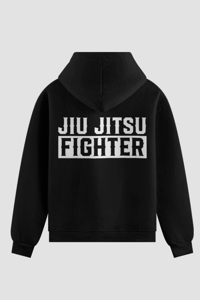 Moletom Jiu-Jitsu Fighter Moletom jiu-jitsu OnFight P Preto