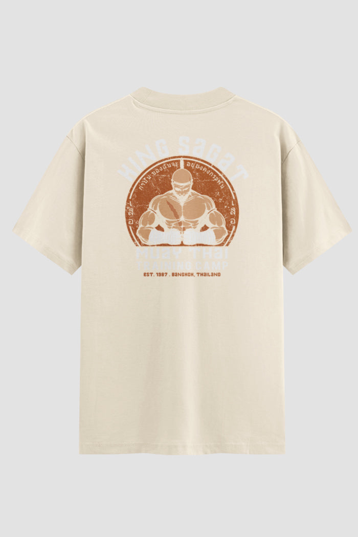 Camiseta Oversized Muay Thai Skull Street