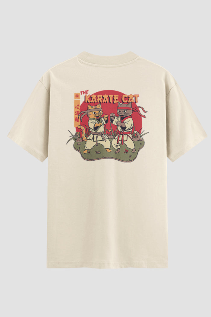 Camiseta Oversized Karate The Karate Cats