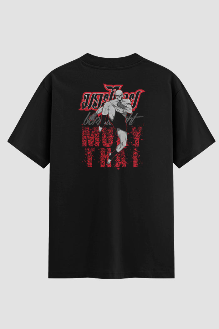 Camiseta Oversized Muay Thai Fighting Spirit