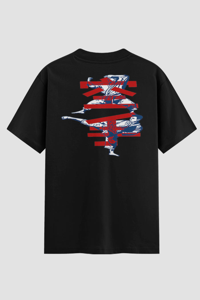 Camiseta Oversized Karate Motion Of The Dojo