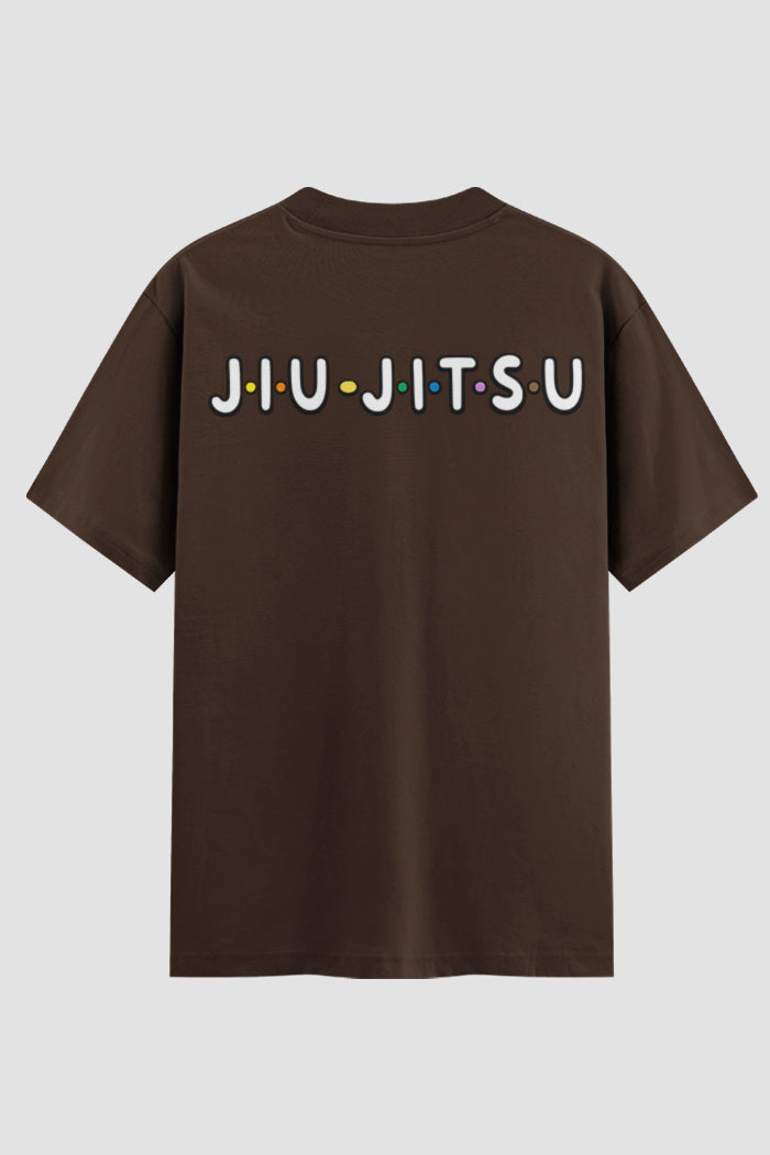 Camiseta Oversized Jiu-Jitsu cores