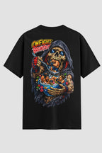 Camiseta Oversized Suedine Onfight Breakfast - Limited Edition