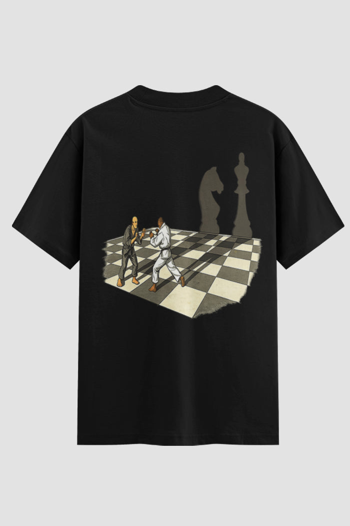 Camiseta Oversized Suedine Jiu-Jitsu Checkmate