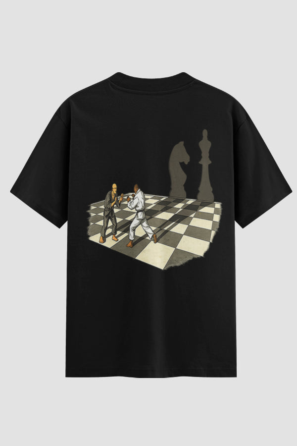 Camiseta Oversized Suedine Jiu-Jitsu Checkmate