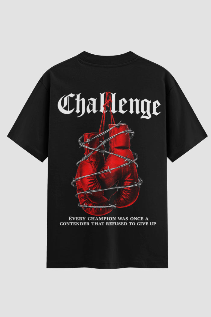 Camiseta Oversized Suedine Challenge