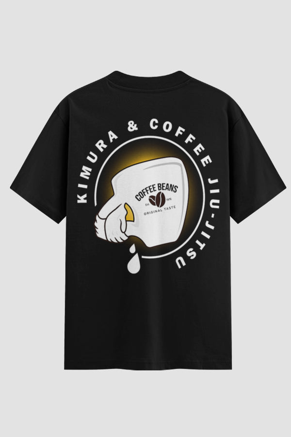 Camiseta Oversized Suedine Jiu-Jitsu Kimura & Coffee