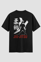 Camiseta Oversized Suedine Jiu-Jitsu Bushido Samurai