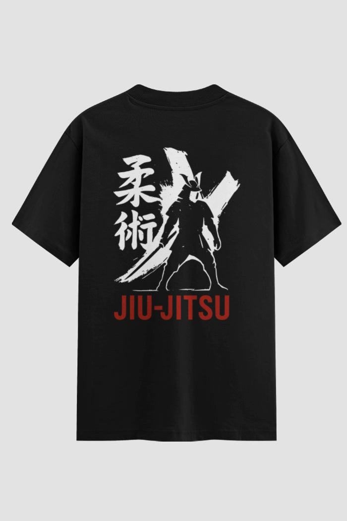 Camiseta Oversized Suedine Jiu-Jitsu Bushido Samurai