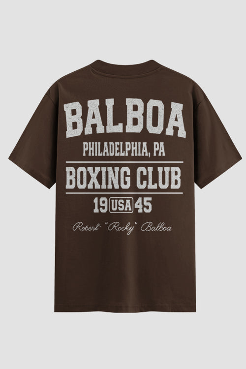 Camiseta Oversized Suedine Boxe Balboa Boxing Club