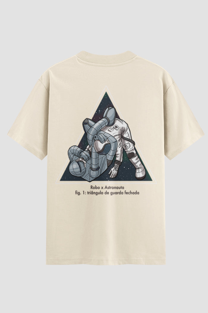 Camiseta Oversized Jiu-Jitsu Robo X Astronauta