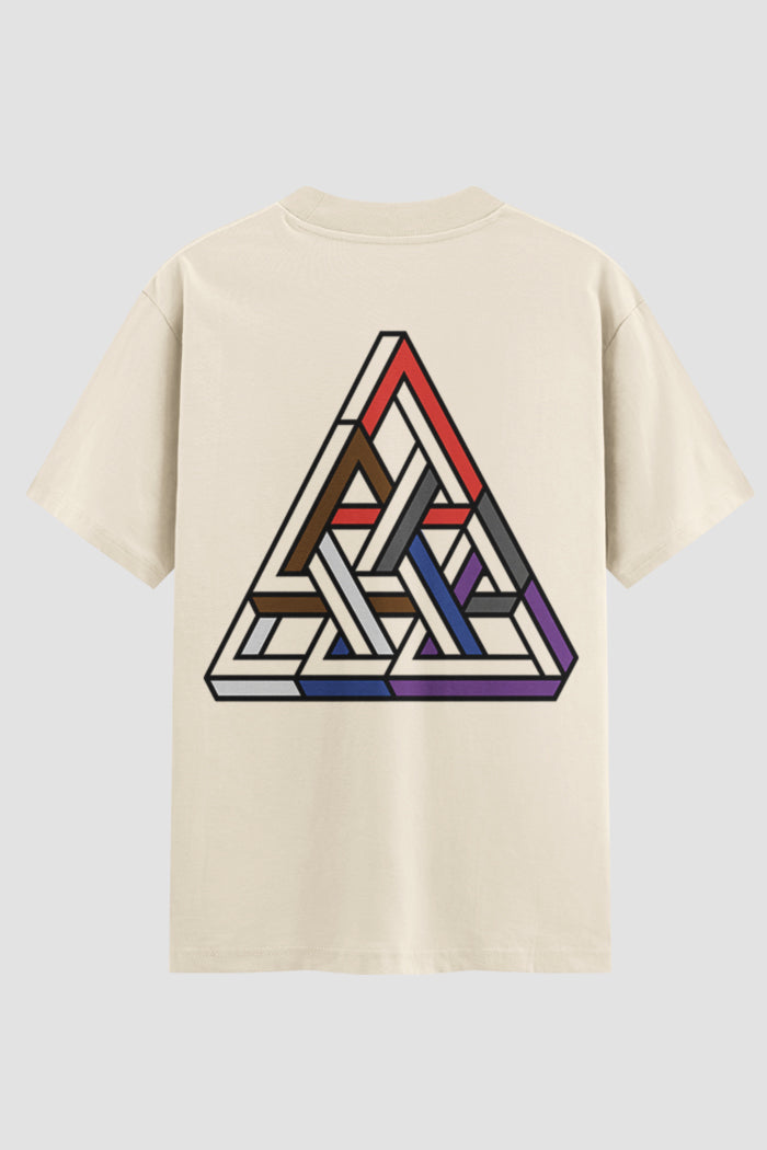 Camiseta Oversized Jiu-Jitsu triangulo