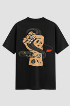 Camiseta Oversized Suedine Jiu-Jitsu Snake Lock