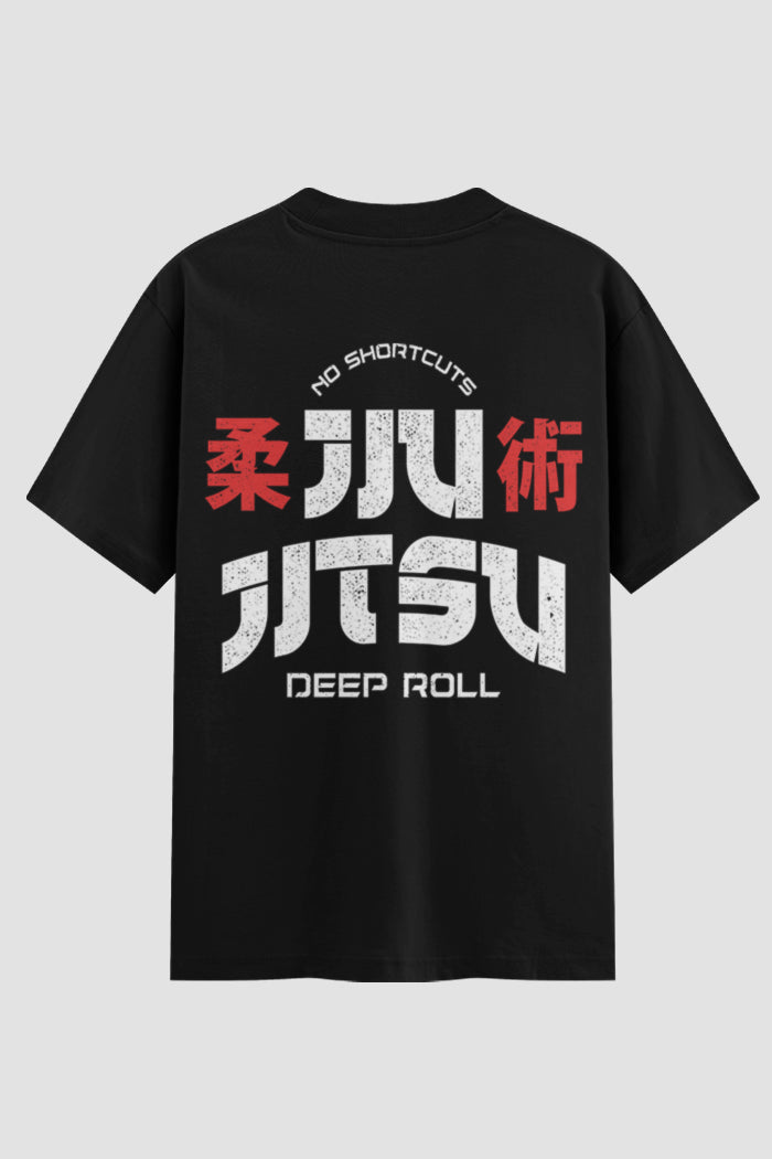 Camiseta Oversized Suedine Jiu-Jitsu Deep Roll