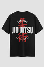 Camiseta Oversized Suedine Jiu-Jitsu Train Smart