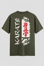 Camiseta Oversized Suedine Karate Kyokushin Kanji