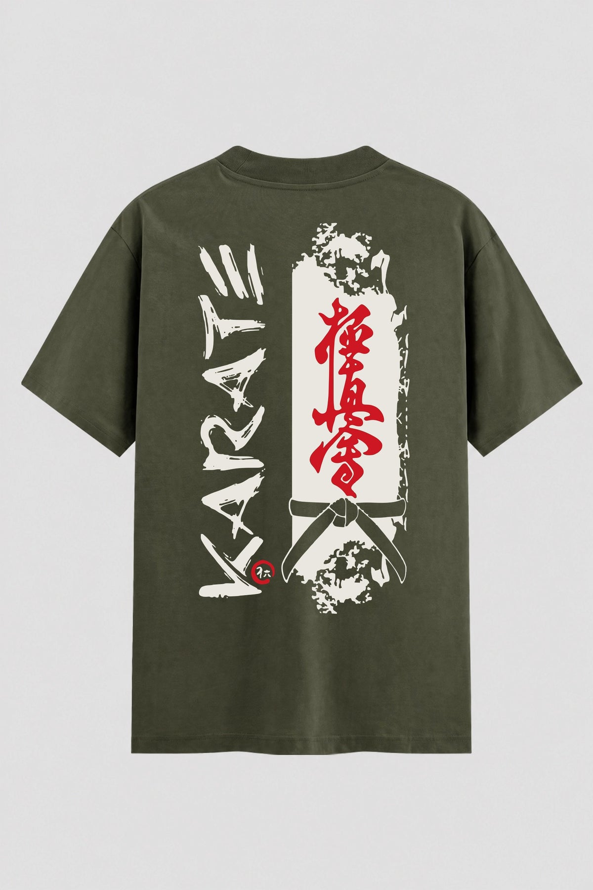 Camiseta Oversized Suedine Karate Kyokushin Kanji