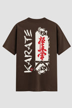 Camiseta Oversized Suedine Karate Kyokushin Kanji
