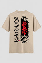 Camiseta Oversized Suedine Karate Kyokushin Kanji