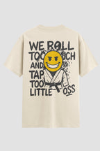 Camiseta Oversized Suedine Jiu-Jitsu We Roll Too Much