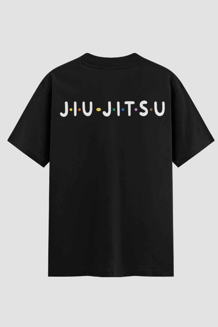 Camiseta Oversized Jiu-Jitsu cores