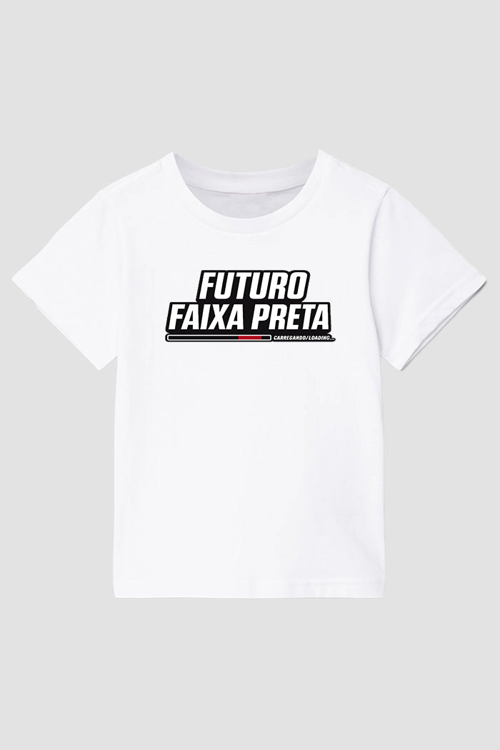 Camiseta infantil jiu-jitsu Futuro faixa preta