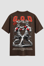 Camiseta Oversized Suedine Coleção Faith GOD Mentality