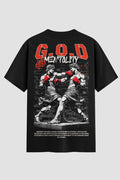 Camiseta Oversized Suedine Coleção Faith GOD Mentality