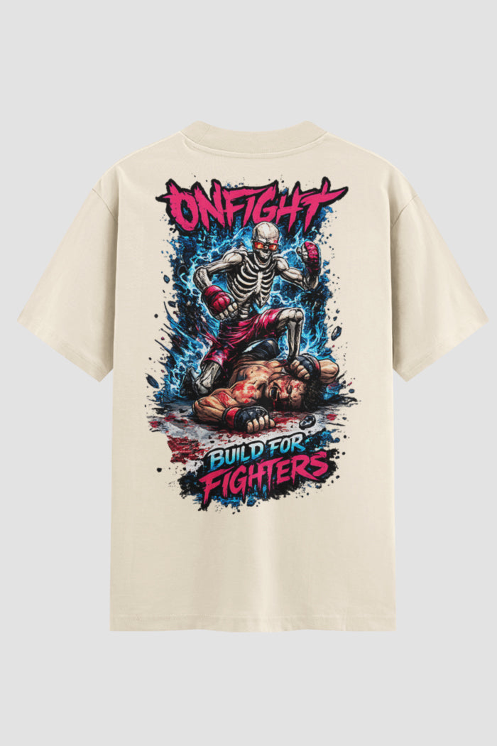 Camiseta Oversized Onfight  Build for Fighters – Limited Edition