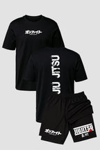 Kit Camiseta algodão com Short Dry Fit Jiu Jitsu BJiu