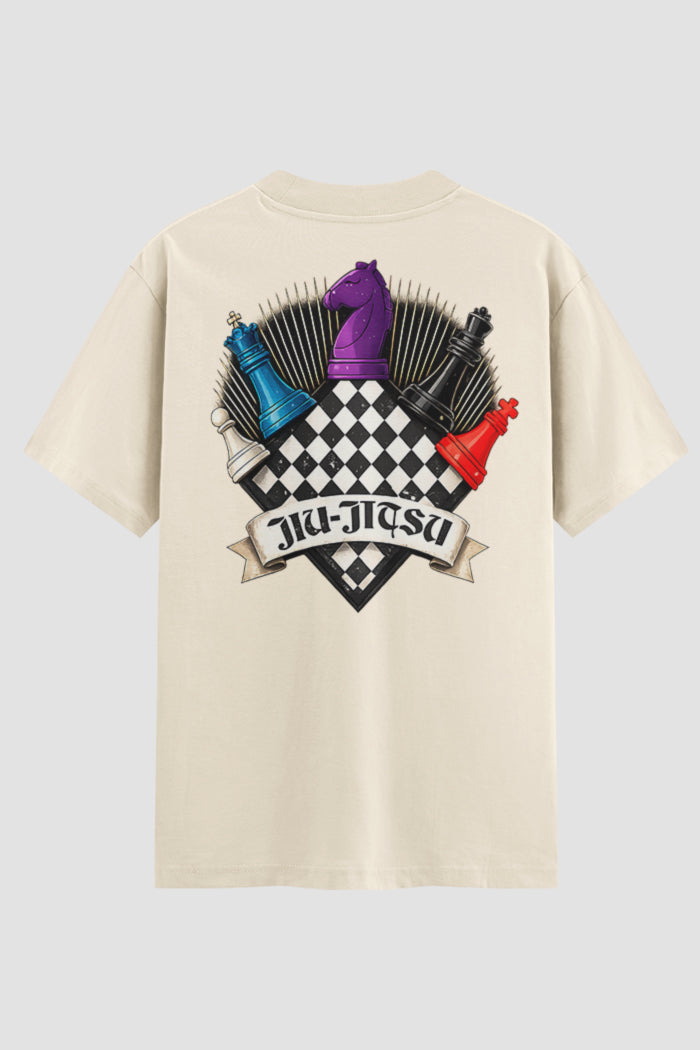 Camiseta Oversized Suedine Jiu-jitsu Checkmate Jiu-Jitsu