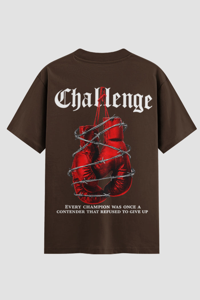 Camiseta Oversized Suedine Challenge