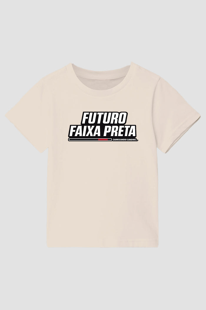 Camiseta infantil jiu-jitsu Futuro faixa preta