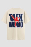 Camiseta Oversized Suedine Taekwondo Stay Golden