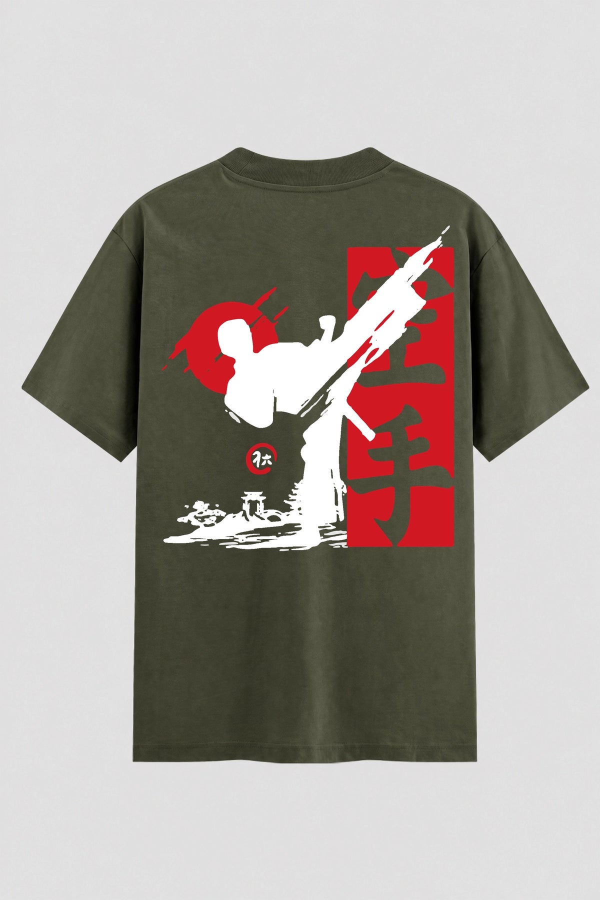 Camiseta Oversized Suedine Karate Kanji 空手