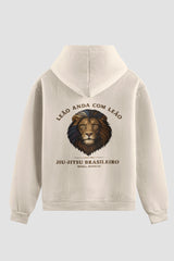 Moletom Jiu-Jitsu Leão anda com Leão