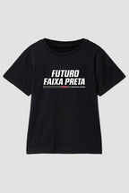 Camiseta infantil jiu-jitsu Futuro faixa preta