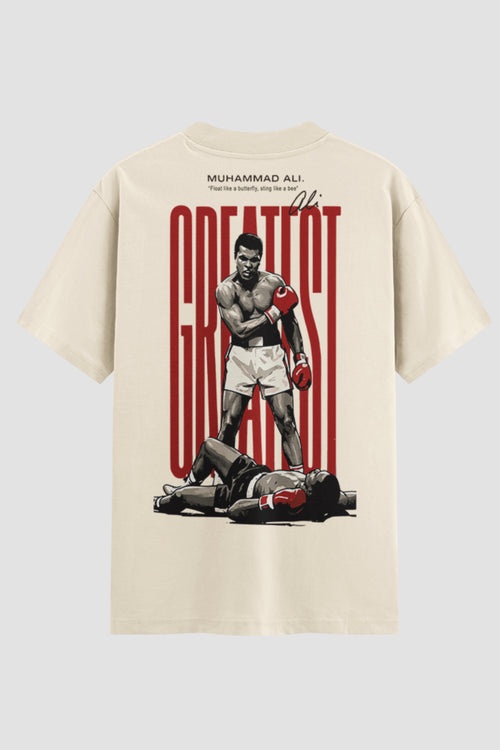 Camiseta Oversized Suedine Boxe Float Like a Butterfly