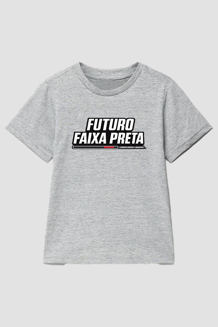 Camiseta infantil jiu-jitsu Futuro faixa preta