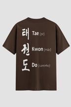 Camiseta Oversized Taekwondo Código TKD